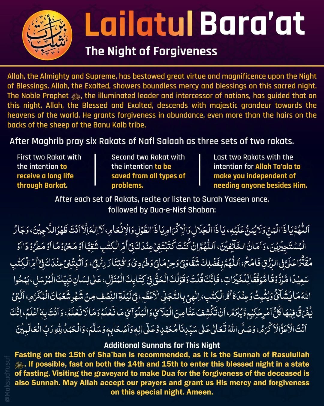 Shab E Barat Ki Ibadat Ka Tarika