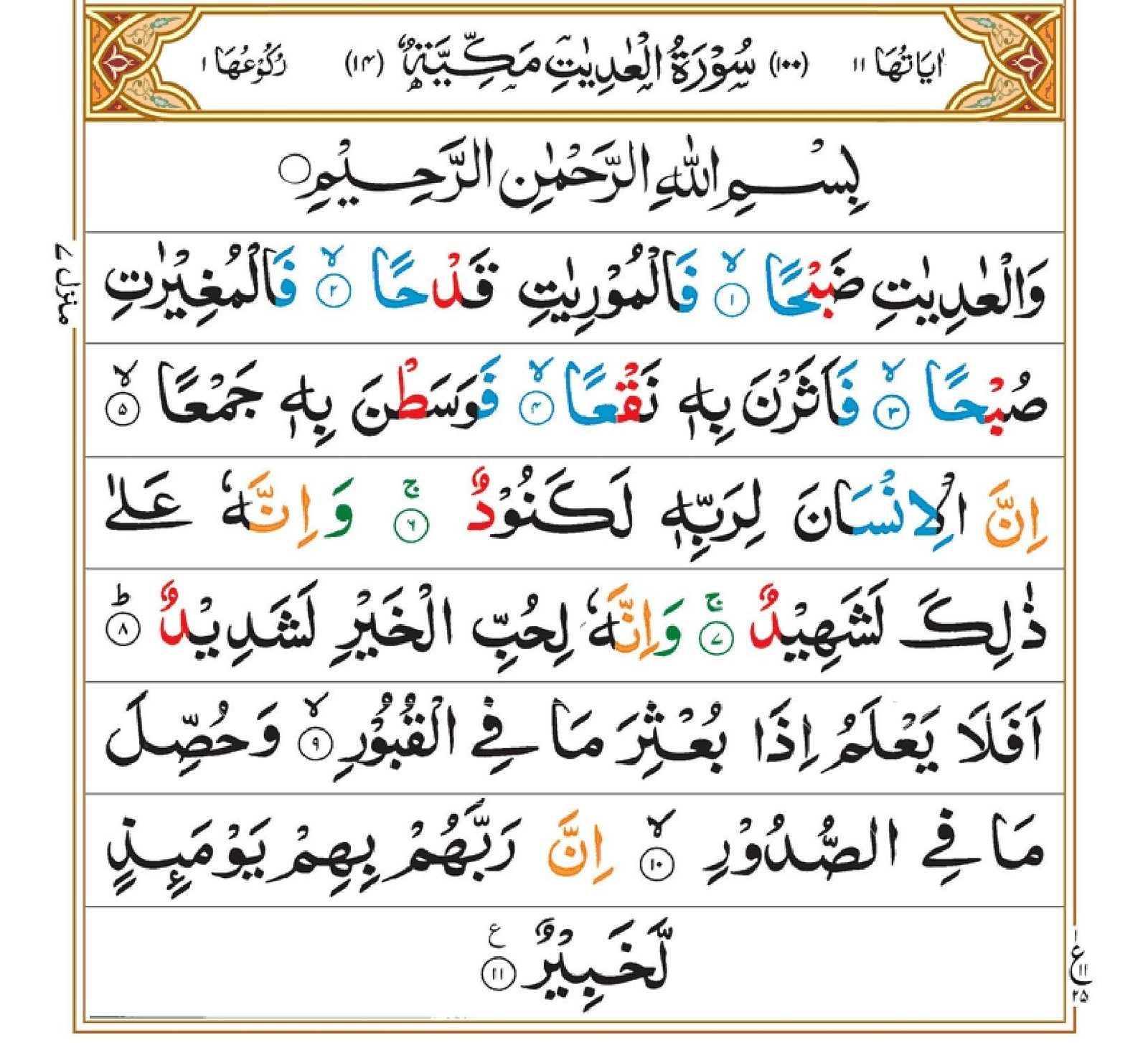Surah Al-Adiyat