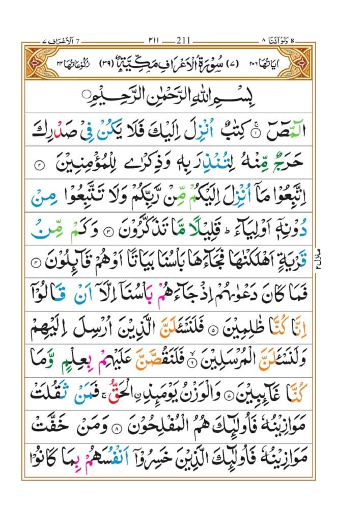 Surah Al A'raf - Barkate Raza